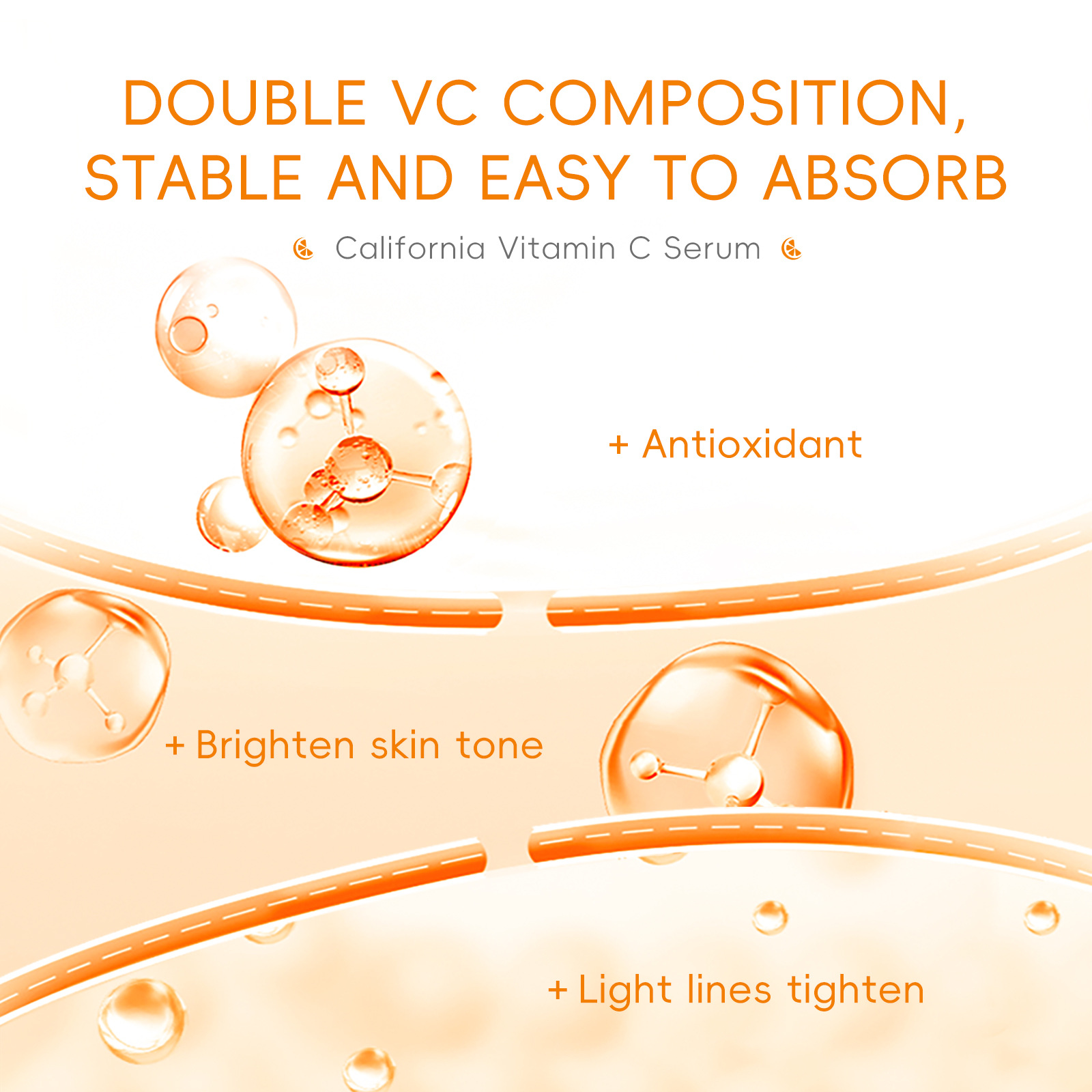 Cross-border Laicome Vitamin c Essence 1.5ml*20pcs Hydrating and Moisturizing Liquid Essence wholesale from the manufacturer Application Scenario
