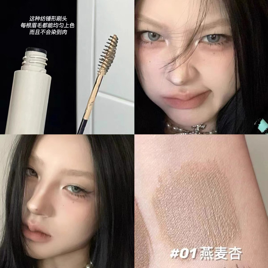 Cappuvini's fluffy mist infection eyebrow cream features low saturation, natural smoothness, and is not prone to smudging, with distinct strands Specification drawing