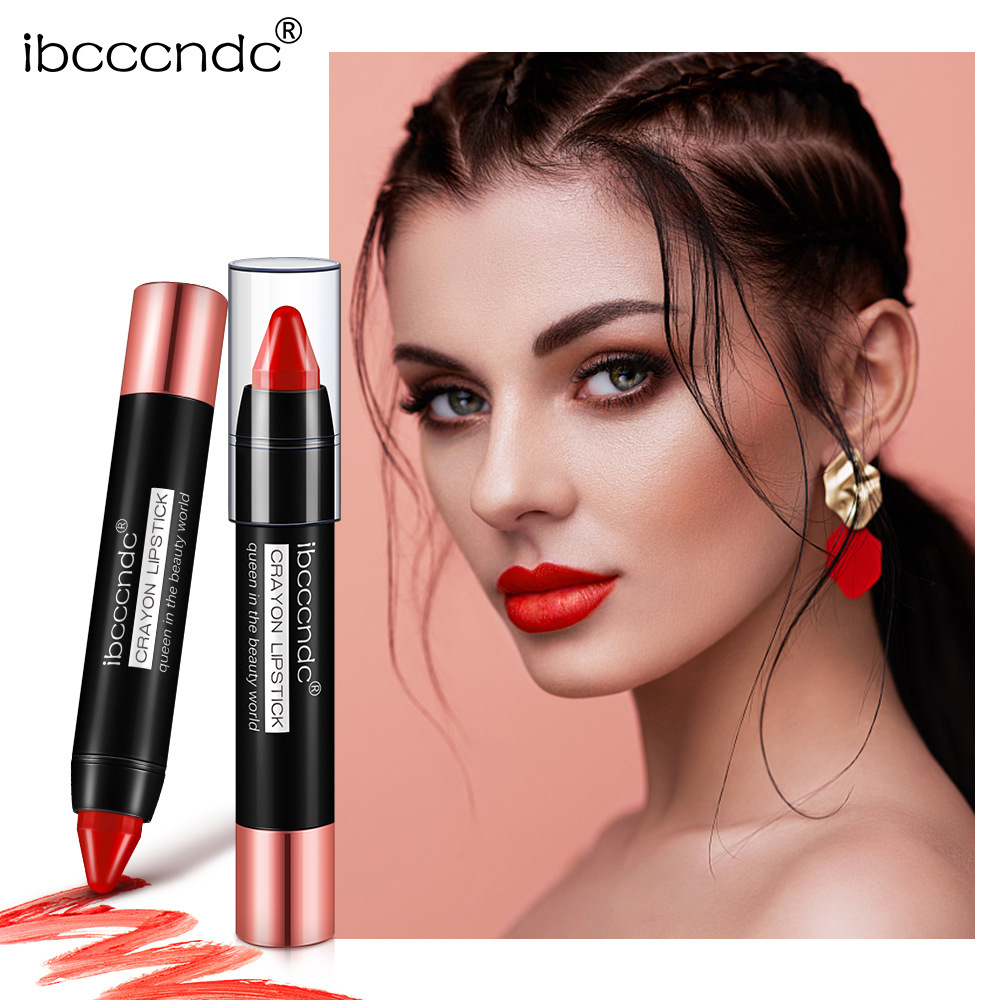 Cross-border crayon lipstick Velvet matte lipstick details Picture