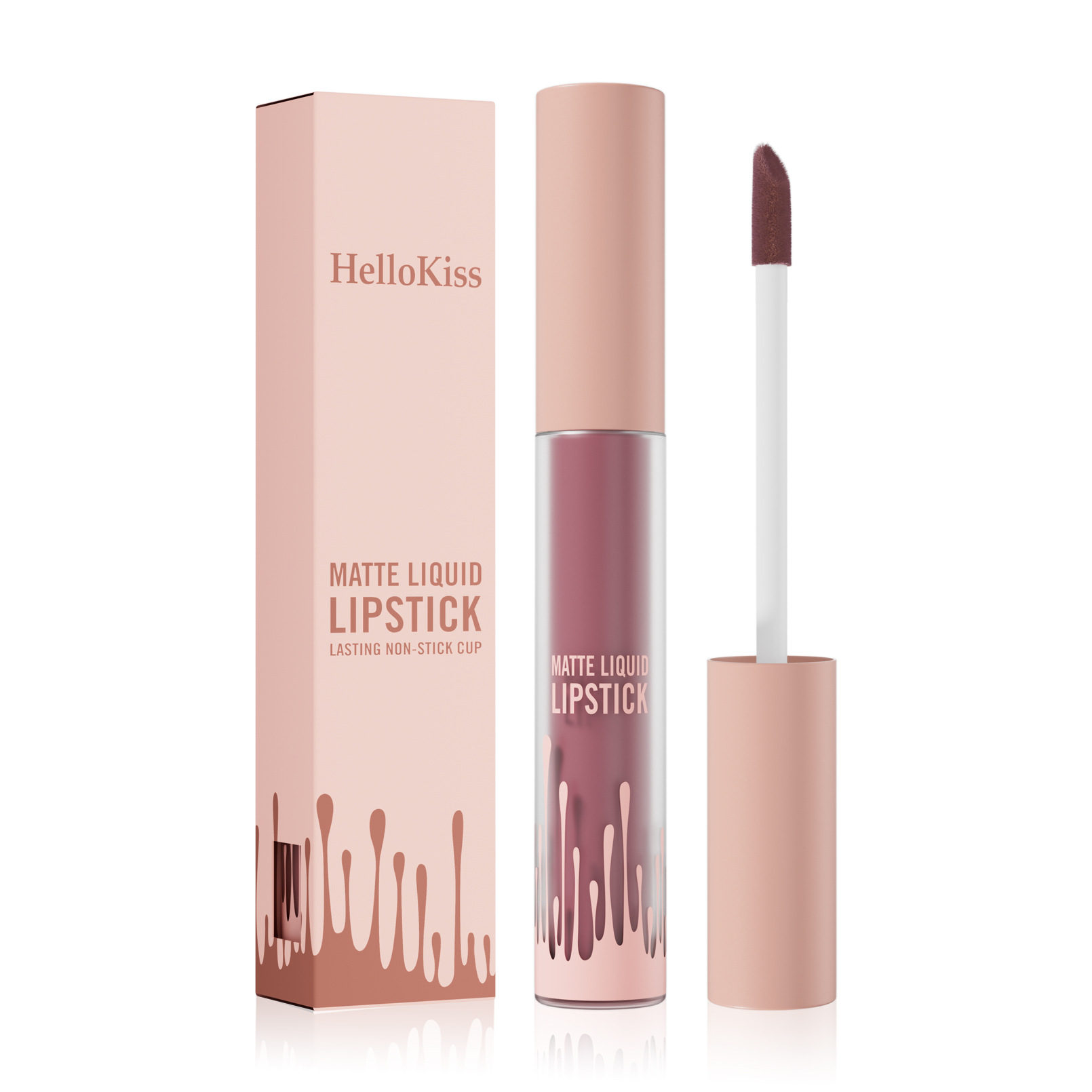 Hellokiss Matte Lip gloss Velvet Liquid Lipstick Cross-border New Product for long-lasting makeup and color display Item Picture