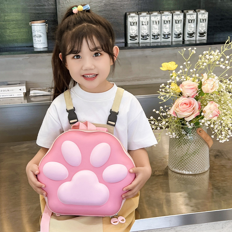 Children's bags 2024 Autumn New style cartoon kindergarten and primary school schoolbags, small claws, eggshell shoulders for boys and girls Application Scenario