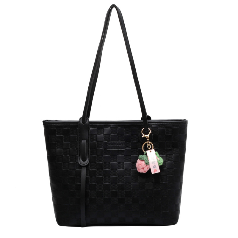 Large bag Women Spring/Summer 2025 New style fashionable single-shoulder bag, suitable for college students, commuting tote handbag with large capacity Item Picture