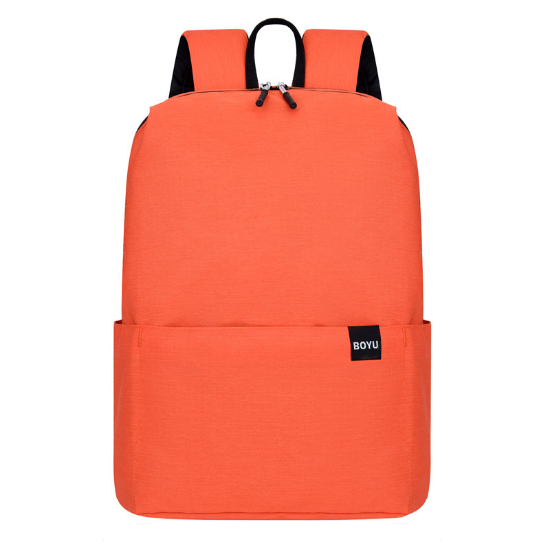 Cross-border backpacks, colorful backpacks, simple and fashionable campus student schoolbags, outdoor versatile travel bags, LOGO available upon request Item Picture