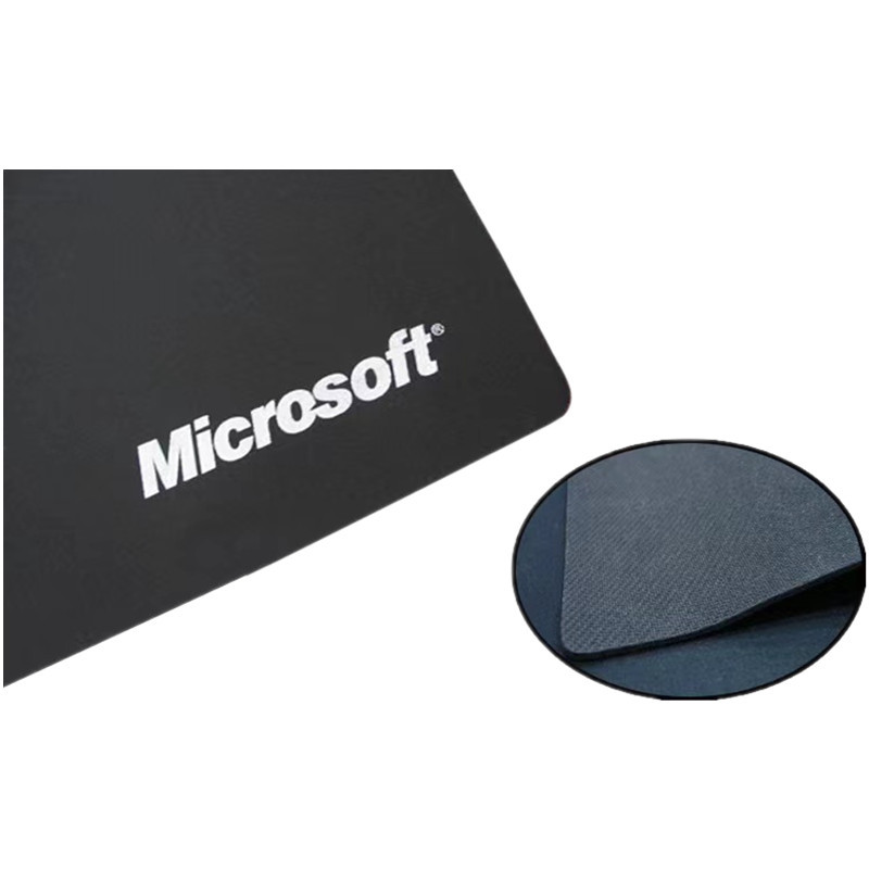 Thickened rubber pads, gift office seal paste pads, advertising company game pads, smooth fabric texture, 4mm thickened mouse pads details Picture