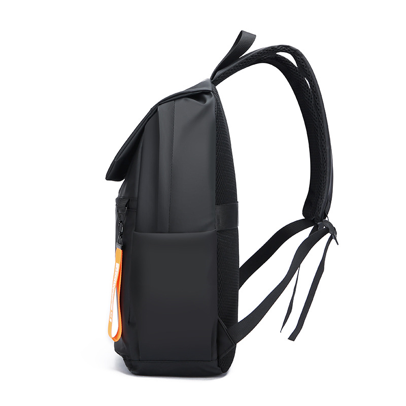 Flip cover trendy college student backpack, large-capacity multi-functional outdoor sports backpack, three-dimensional and stylish backpack Specification drawing