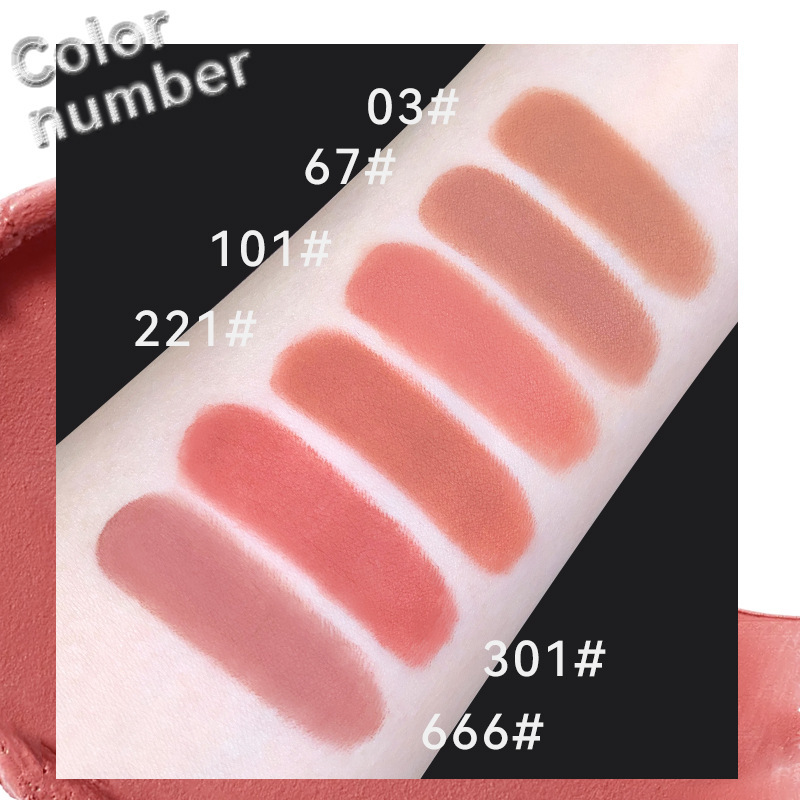 NOVO focuses on a matte non-stick rim red lipstick with a matte matte finish that is waterproof and does not fade easily. It is a lip balm for students to look fair without makeup Specification drawing