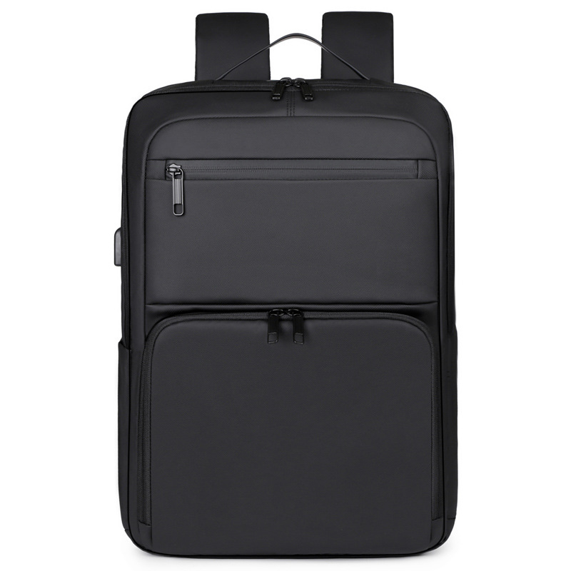 Cross-border airbag shockproof laptop backpack for men, high-end waterproof business backpack for men's commuting Item Picture