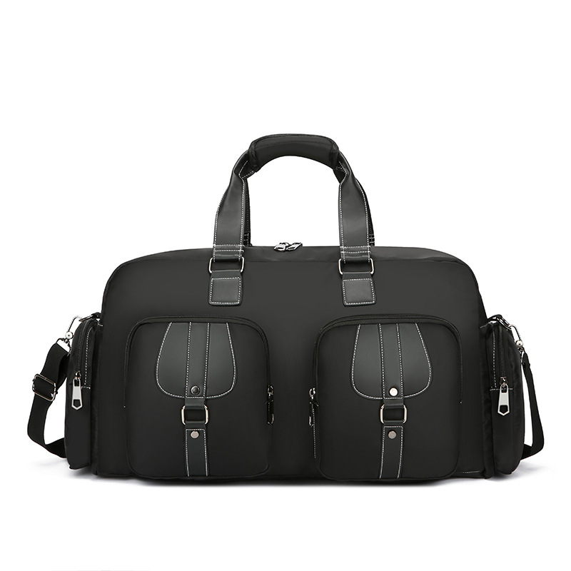 In-stock cross-border luggage bags, business trip bag covers, men's hand-held, crossbody and foldable travel bags Item Picture