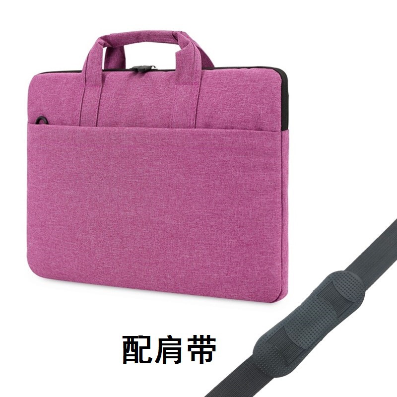 New crossbody bag, 13-inch thin macbook casual handbag, colorful fleece single-shoulder laptop bag details Picture