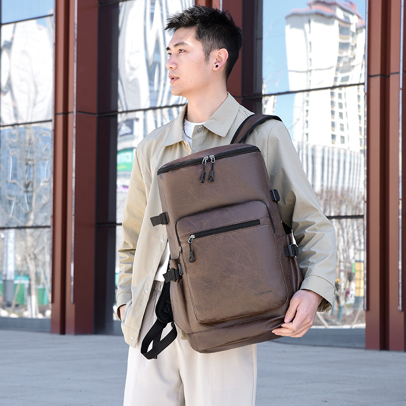 Wholesale travel backpacks, cross-border large-capacity business backpacks, casual multi-functional hand bags, shoulder crossbody computer bags details Picture