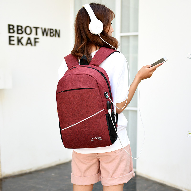 New style backpacks, simple gift printing, commuting backpacks, versatile, lightweight travel bags, high school schoolbags wholesale Specification drawing