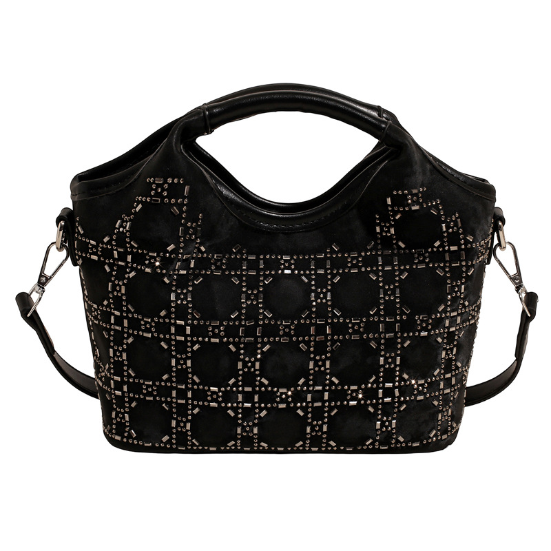 Summer fashion women's versatile hand-held niche crossbody design 2025 simple crossbody bucket bag, new Korean style for commuting Item Picture