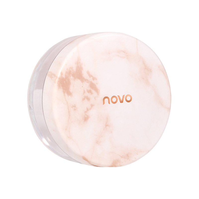NOVO Mist Soft Light Filter Loose Powder, Setting Powder, oil-control, concealer, Water-proof, sweat-proof and non-smudging, student honey Powder Compact Item Picture