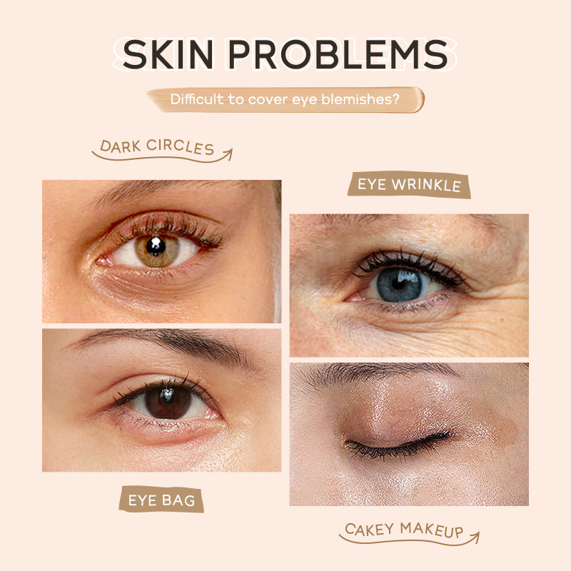 Cross-border LAIKOU Eye Concealer 8g (Tube) Hydrating and moisturizing Natural Cosmetics Manufacturer in stock details Picture