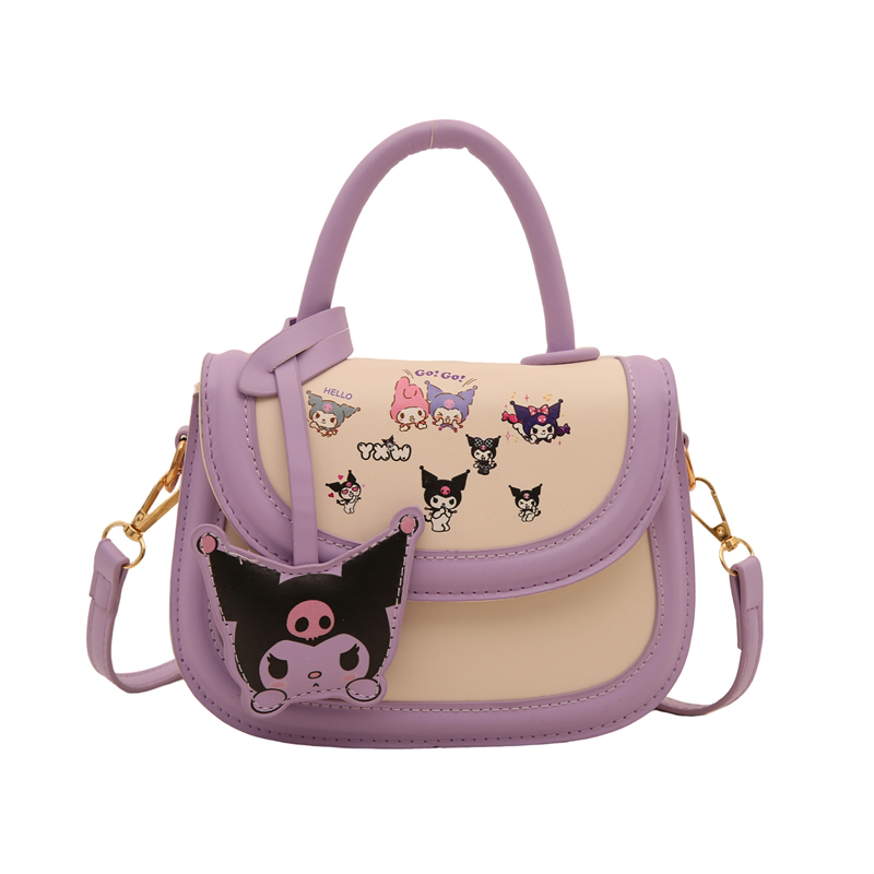 Children's Kuromi Bag 2024 New Cute Cartoon Girl princess handbag, girl accessory, single-shoulder crossbody bag Item Picture