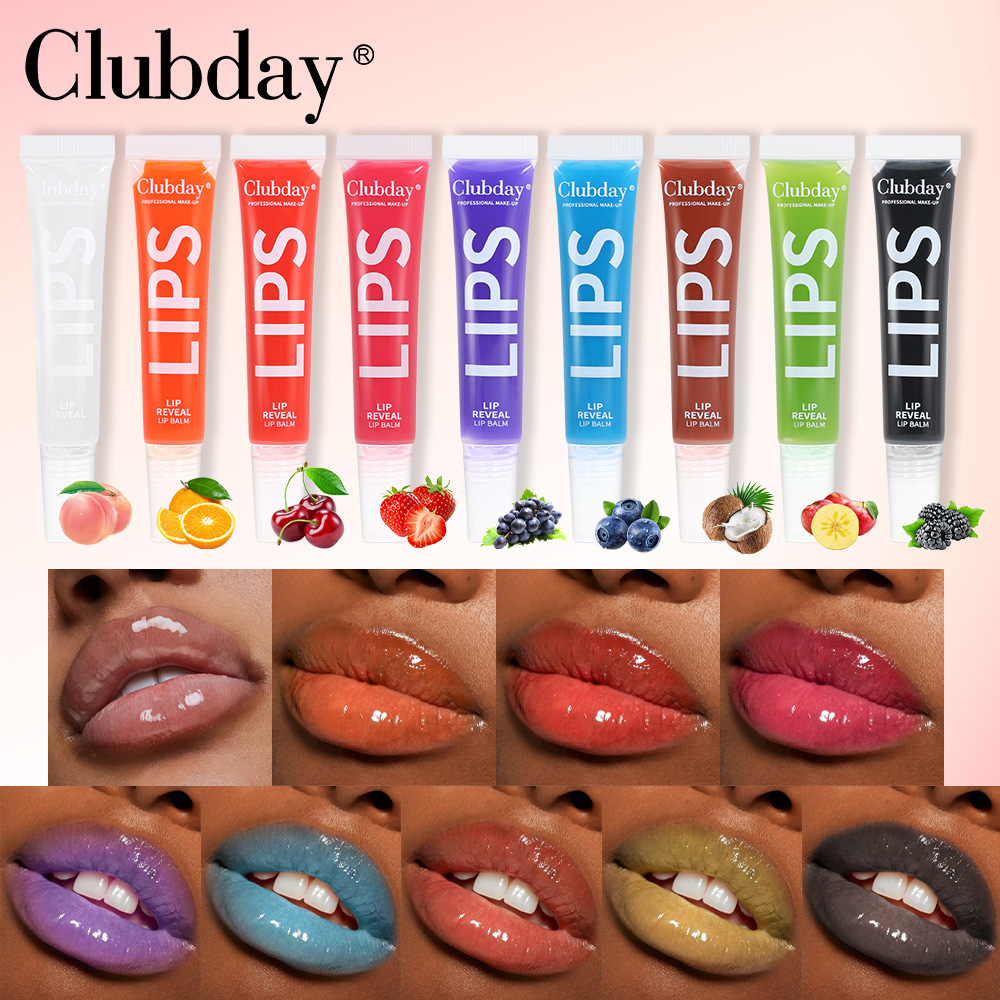 Cross-border makeup Moisturizing and nourishing mirror fruit Lip oil, Amazon Natural long-lasting Water Light Lip gloss export wholesale full figure