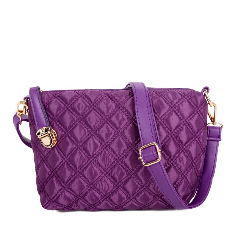 A set of women's bag, a multi-piece women's bag with a diamond pattern, a single-shoulder bag, a fashionable European and American style, a cross-border crossbody large bag details Picture