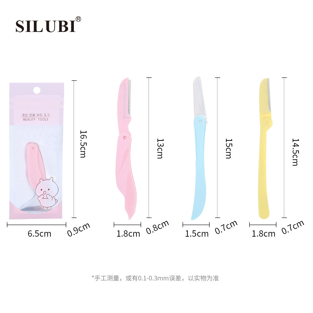 Snobby folding eyebrow trimmer S058, stainless steel blade, anti-slip handle, sharp wide mesh eyebrow trimmer Application Scenario