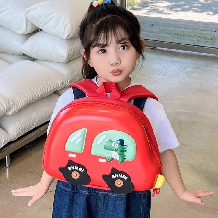 Kindergarten schoolbag for girls and children, cute carrot and rabbit backpack, breathable and spine-protecting schoolbag for small and middle class children details Picture