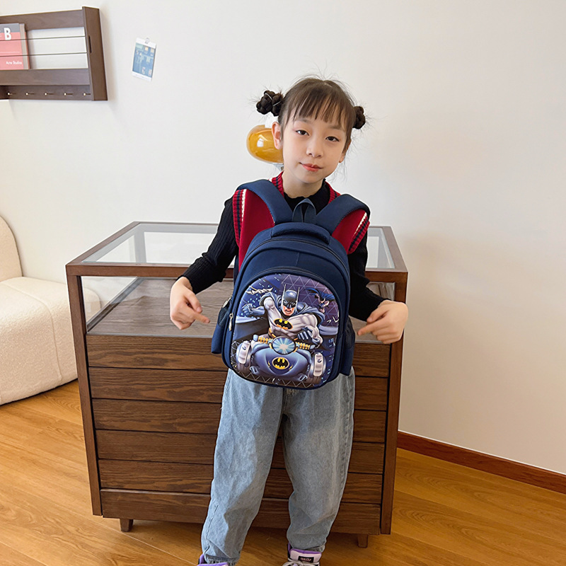 New cartoon kindergarten, primary school boys and girls' cool and simple double-shoulder small backpacks, children's hard shell schoolbags for export Specification drawing