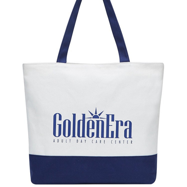 A single-shoulder canvas bag for women, a student book bag, a vegetable basket, and a LOGO can be added. One canvas bag for company activities Item Picture