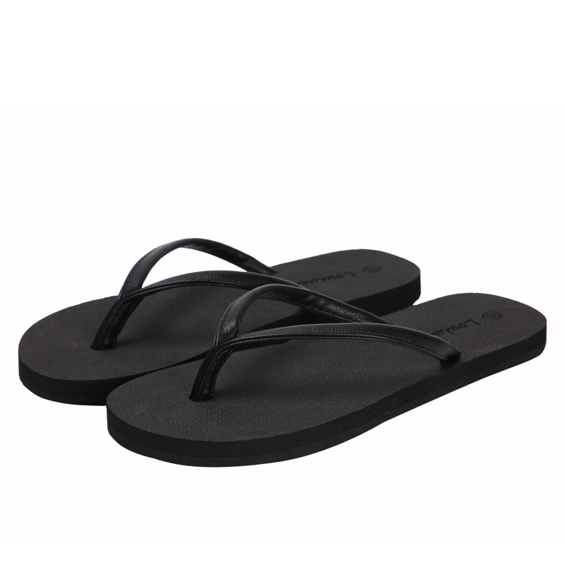 New flip-flops for couples, flat and anti-slip Korean-style casual beach slippers for women to wear outside in summer Specification drawing