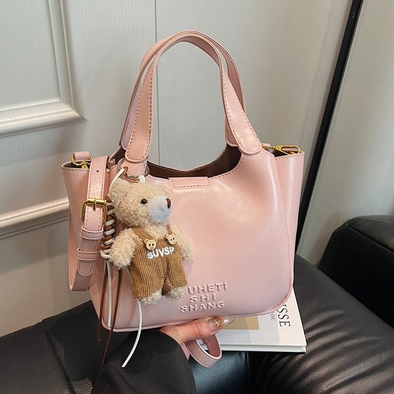 Trendy and high-quality small bag for women, 2025 new spring and summer versatile crossbody bag, fashionable hand-held bucket bag, small handbag full figure