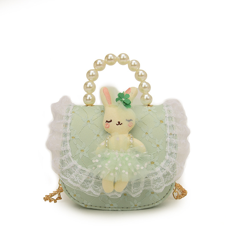 2024 New Children's bag: Little Chanel Princess Handbag, cute bow single-shoulder bag, Little girl chain crossbody Item Picture