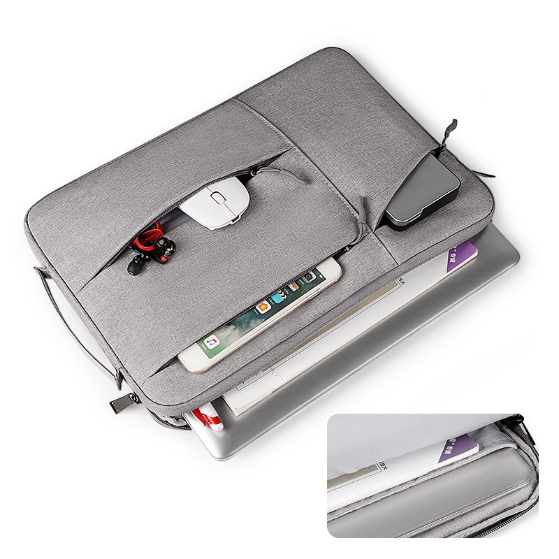 Wholesale portable notebook computer bag inner liner bag 1345.6-inch fashionable notebook with logo printing available details Picture