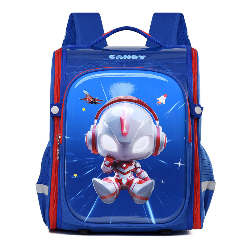 A lightweight back-protecting Kulomi backpack for girls in grades one, two and three and boys aged 7 to 8 Item Picture