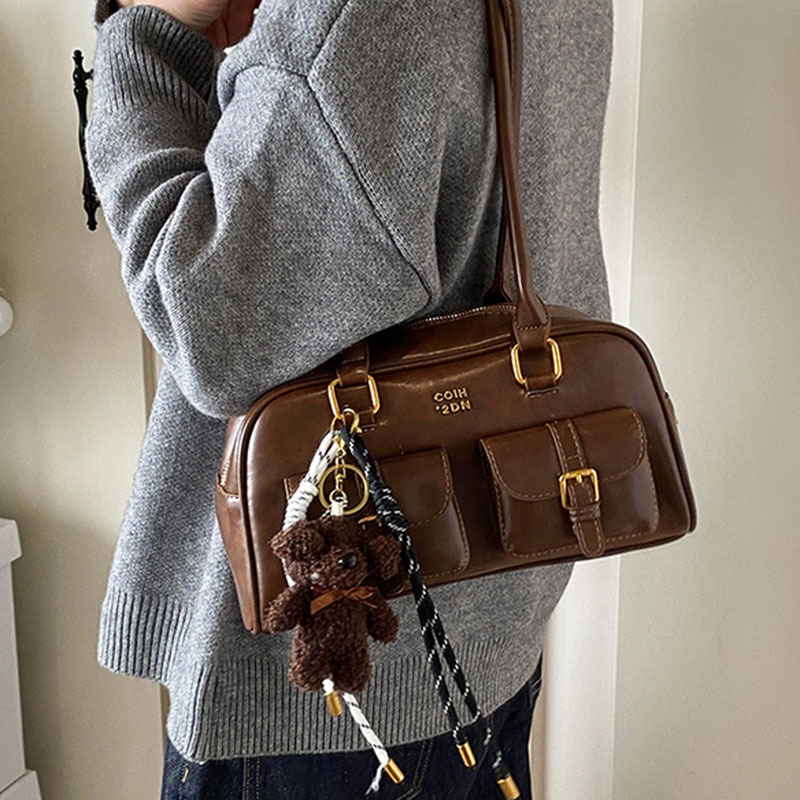 Fashionable and casual underarm bag for women, new autumn/Winter 2025, trendy and versatile, multi-pocket single-shoulder bag, high-end handbag details Picture