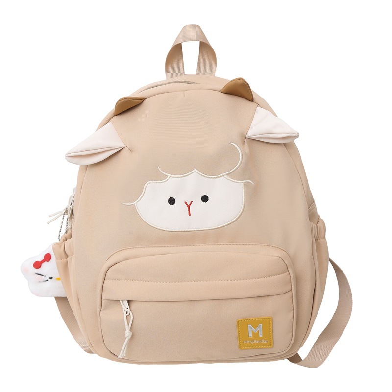 Cute little lamb fashionable backpacks, children's schoolbags, primary school schoolbags, female college students, junior high school students, travel backpack trend Item Picture