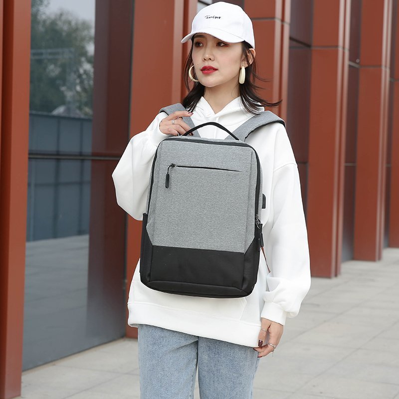 Wholesale of backpacks, computer bags, commuting backpacks, large-capacity, simple and lightweight schoolbags, short-distance business trip and casual backpacks Specification drawing