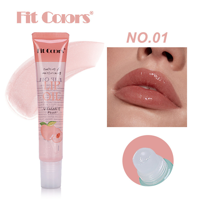 Fit Colors Fruit Roll Lip Gloss, Pearlescent Transparent Water Lip Gloss, Lip Gloss, Lip Gloss and Lip Oil Item Picture