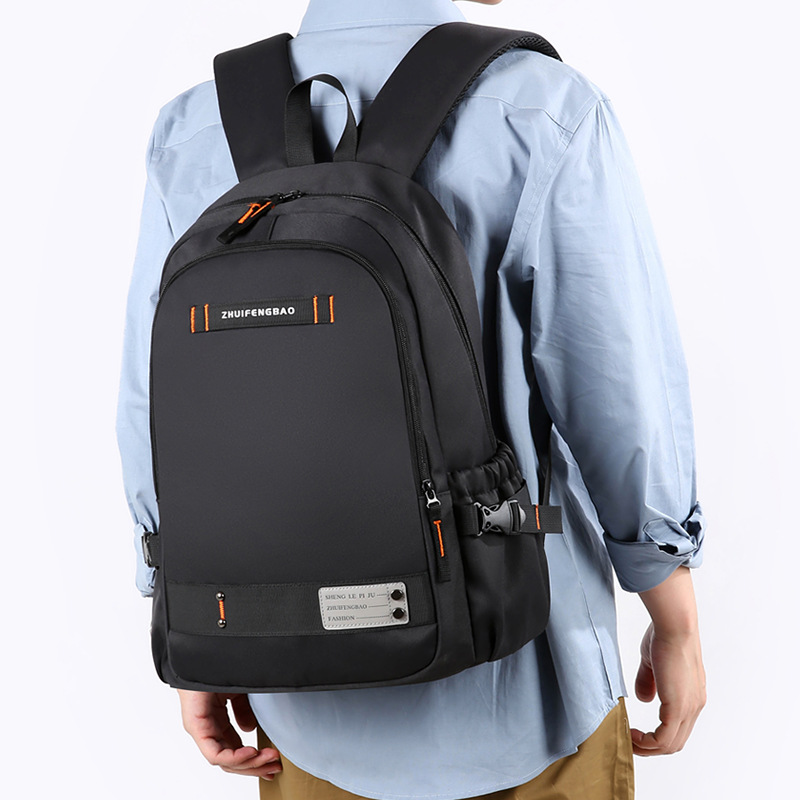 Campus college students' schoolbag 2025 New style fashionable Oxford fabric men's backpack, large-capacity commuting computer backpack Specification drawing