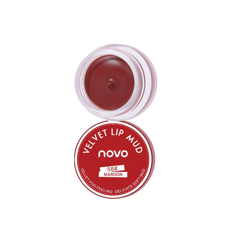 NOVO Silk Mousse Matte Jelly Lip Gloss Matte Lip Gloss Student Affordable Lipstick, non-fading Lip gloss lipstick Item Picture