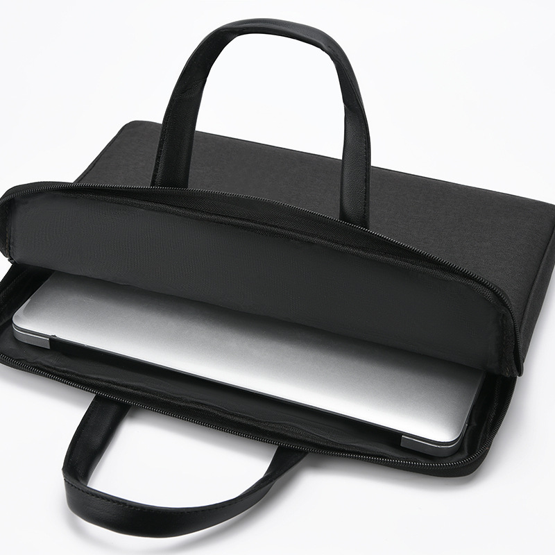 Oxford Cloth laptop bag, meeting office materials bag, file bag, men's briefcase, meeting gift bag, logo Specification drawing