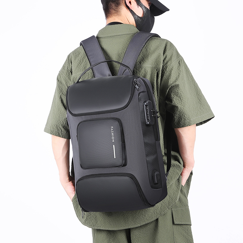 Youdaoplaceholder0 new backpack for men business casual large capacity computer student backpack details Picture