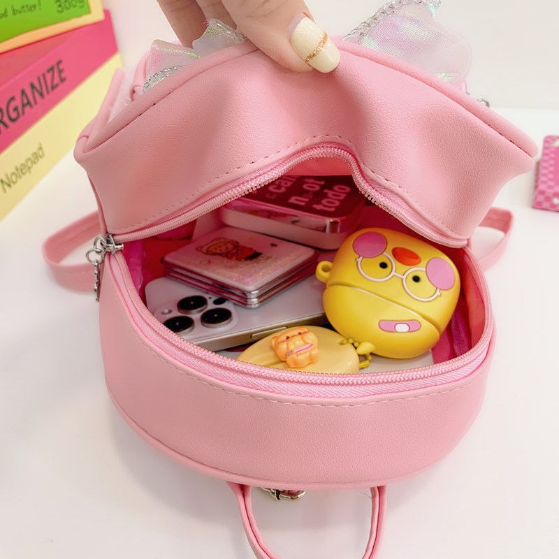 Kindergarten children's backpack mini pu princess sequined single-shoulder and double-shoulder bag Children's accessory bag Cartoon schoolbag Application Scenario