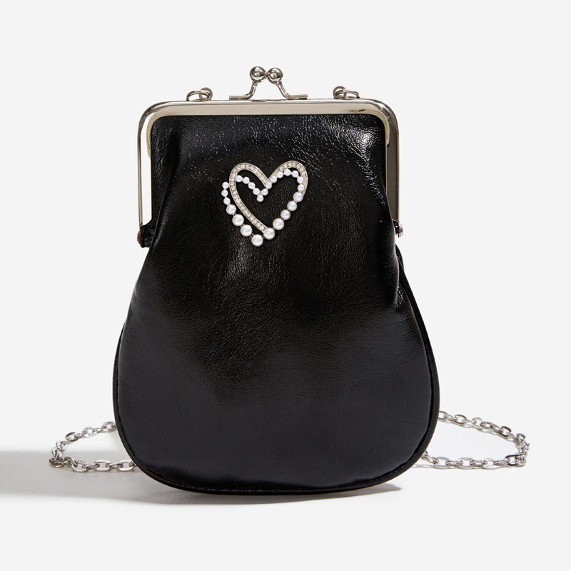 Personalized, fashionable and casual shell phone bag, new retro crossbody bag, lapel handbag, commuting single-shoulder crossbody bag Item Picture