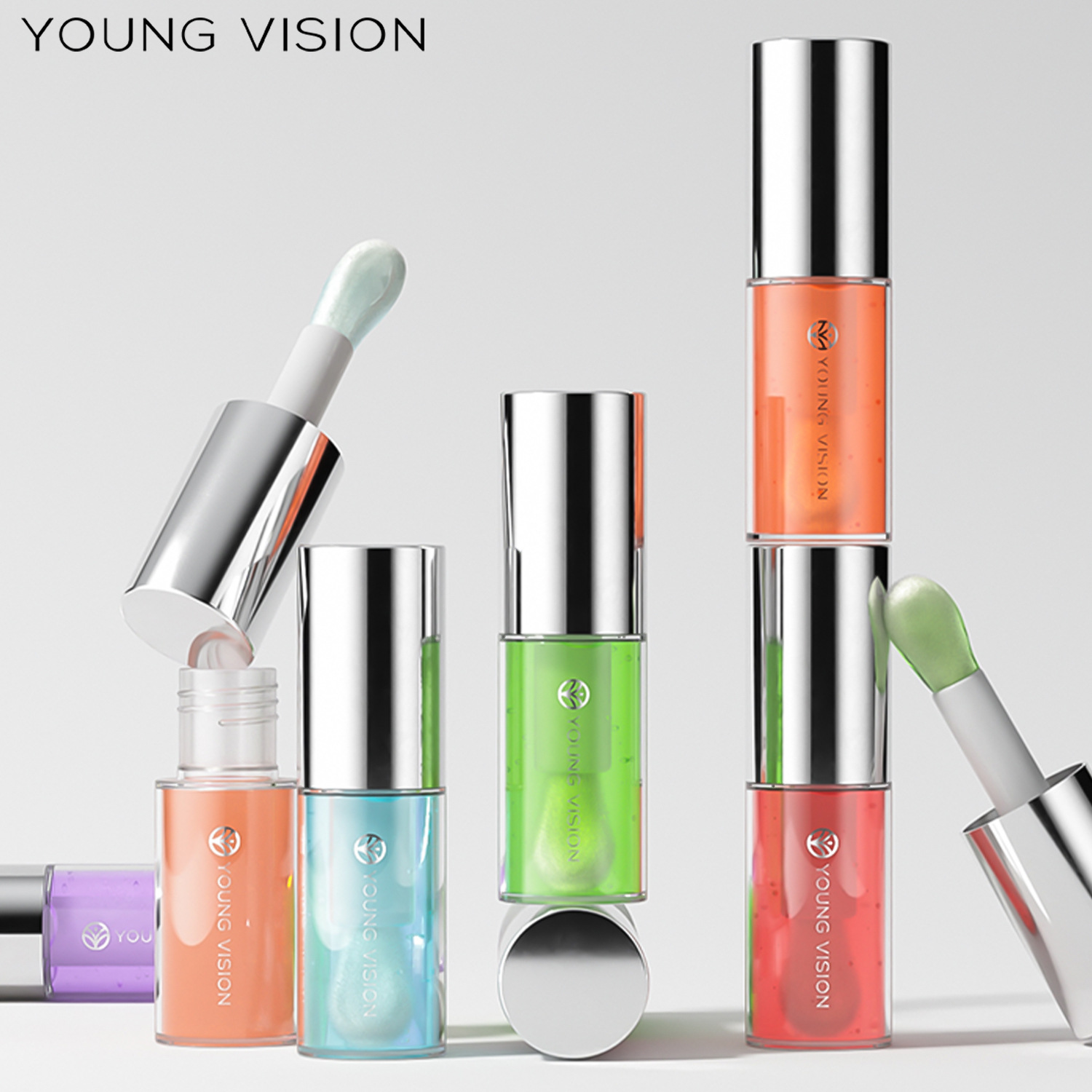 YOUNG VISION Candy-colored Mint Lip Oil Moisturizing Lip Gloss Specification drawing