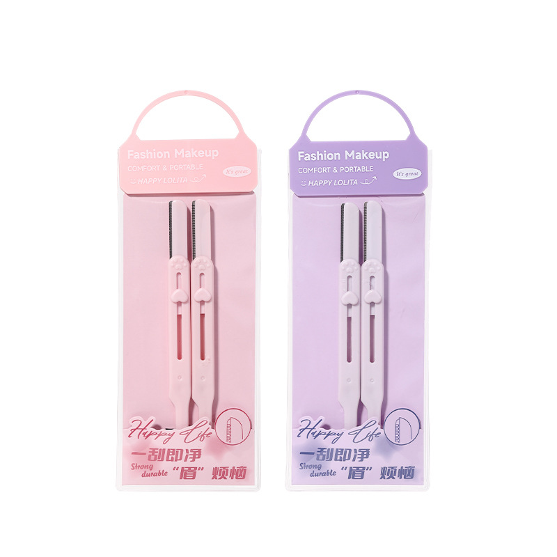 LMLTOP dual-head design eyebrow trimmer, two sets equipped with eyebrow comb, telescopic storage, protective net, eyebrow trimmer LLT31 Item Picture