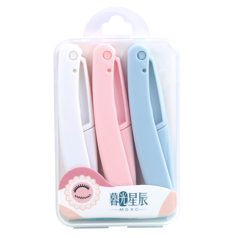 Folding eyebrow trimmer, eyebrow scraper, women's anti-scratch safety eyebrow trimmer, hair shaving knife, beginner's set, beauty tools Item Picture