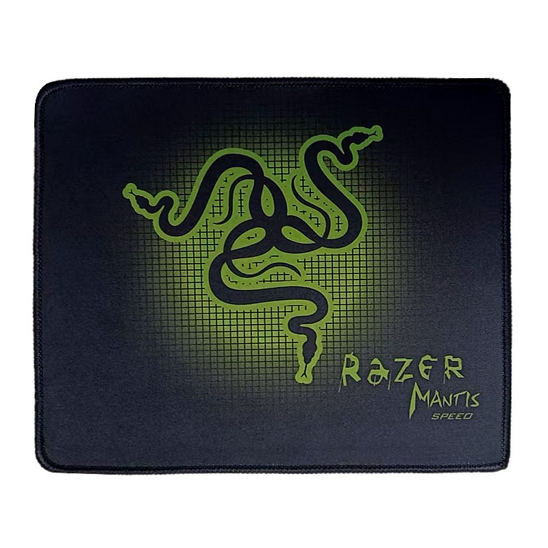 4mm thickened anti-slip and wear-resistant gaming mouse pad with lockstitch, large and medium-sized rubber office competition thick snake computer desk pad Item Picture