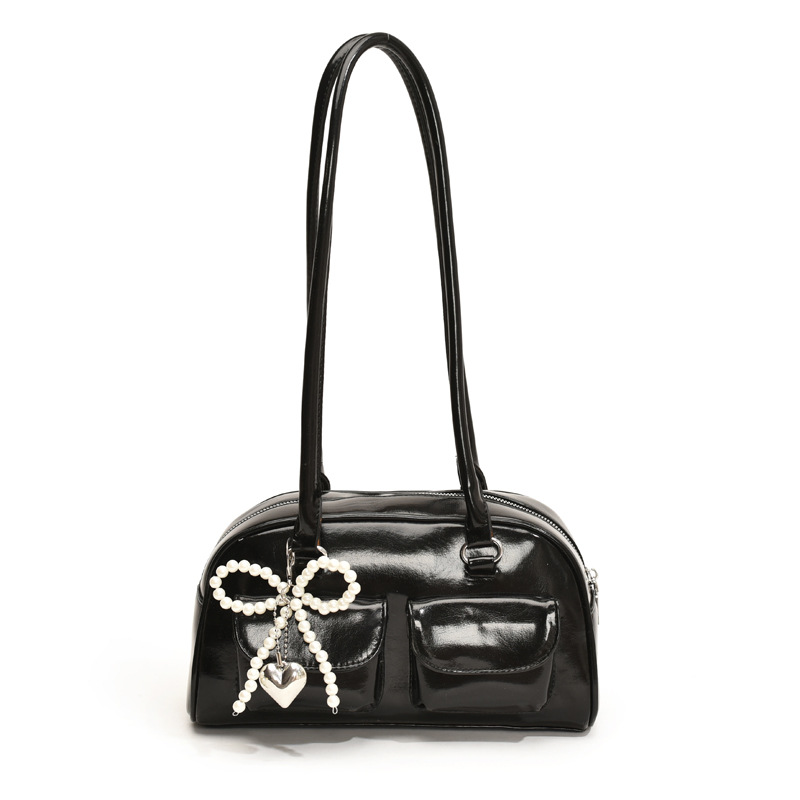 Korean trendy underarm bow bag, a new summer fashion and versatile single-shoulder bag for women's outings, a casual crossbody bag Item Picture