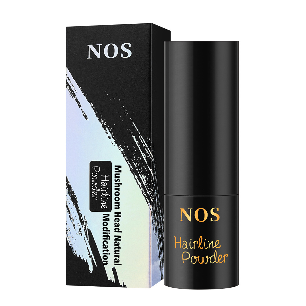 Cross-border foreign trade English version Hairline filling powder stick Contouring Shadow powder to raise the forehead and trim the temples shadow waterproof Item Picture