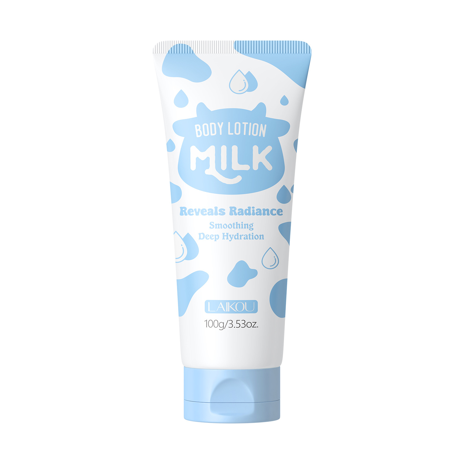 LAIKOU's new cross-border milk body lotion 100g for hydrating, moisturizing and nourishing, available for wholesale in full English for export Item Picture