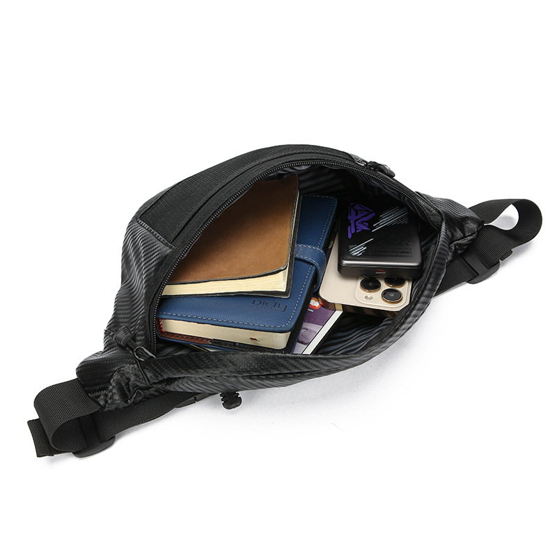 Men's fashionable and simple single-shoulder crossbody bag 2025 new style small backpack outdoor sports cycling waist bag wholesale Application Scenario