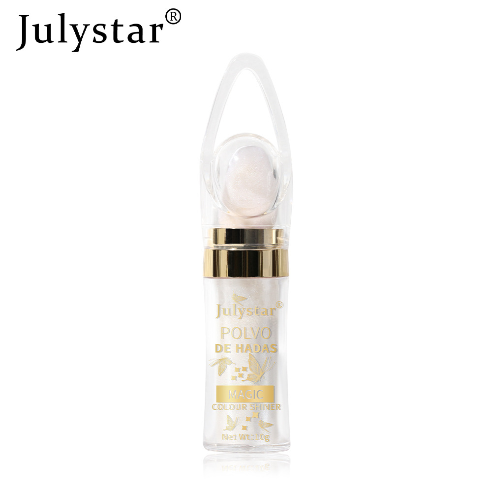 Julystar Highlighter Pat Powder, Natural Three-dimensional Contouring Blush, Fairy Powder, Pearl Glitter Powder Specification drawing