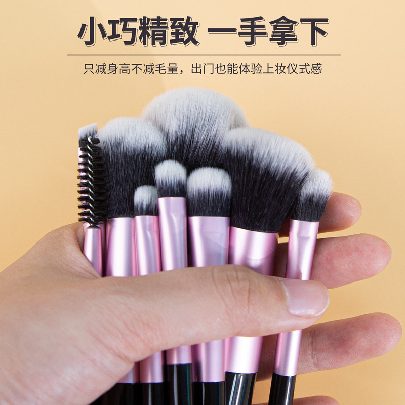 10 mini makeup brush sets, portable foundation, eyeshadow brush, mascara brush, beauty tools, wholesale of small makeup brushes Application Scenario